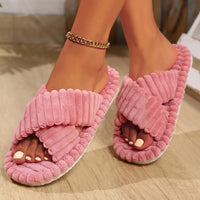 Women's Plush Moon Slippers – Warm & Thick-Soled