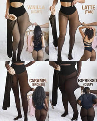 Magic Fleece Lined Compression Tights - 4 Shades