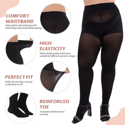 Magic Fleece Lined Compression Tights - 4 Shades