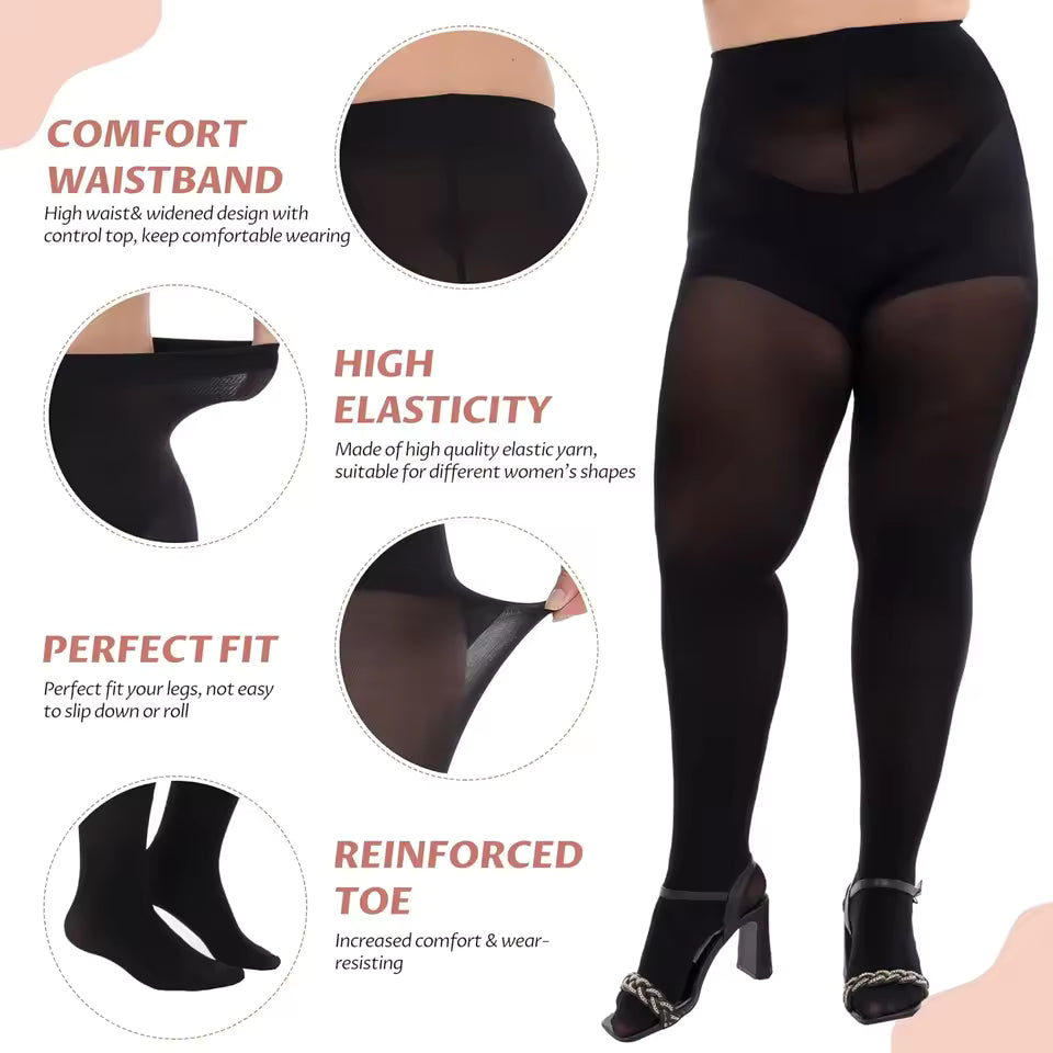 Magic Fleece Lined Compression Tights - 4 Shades
