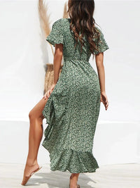 Flora™ — Elegant Wrap Maxi Dress
