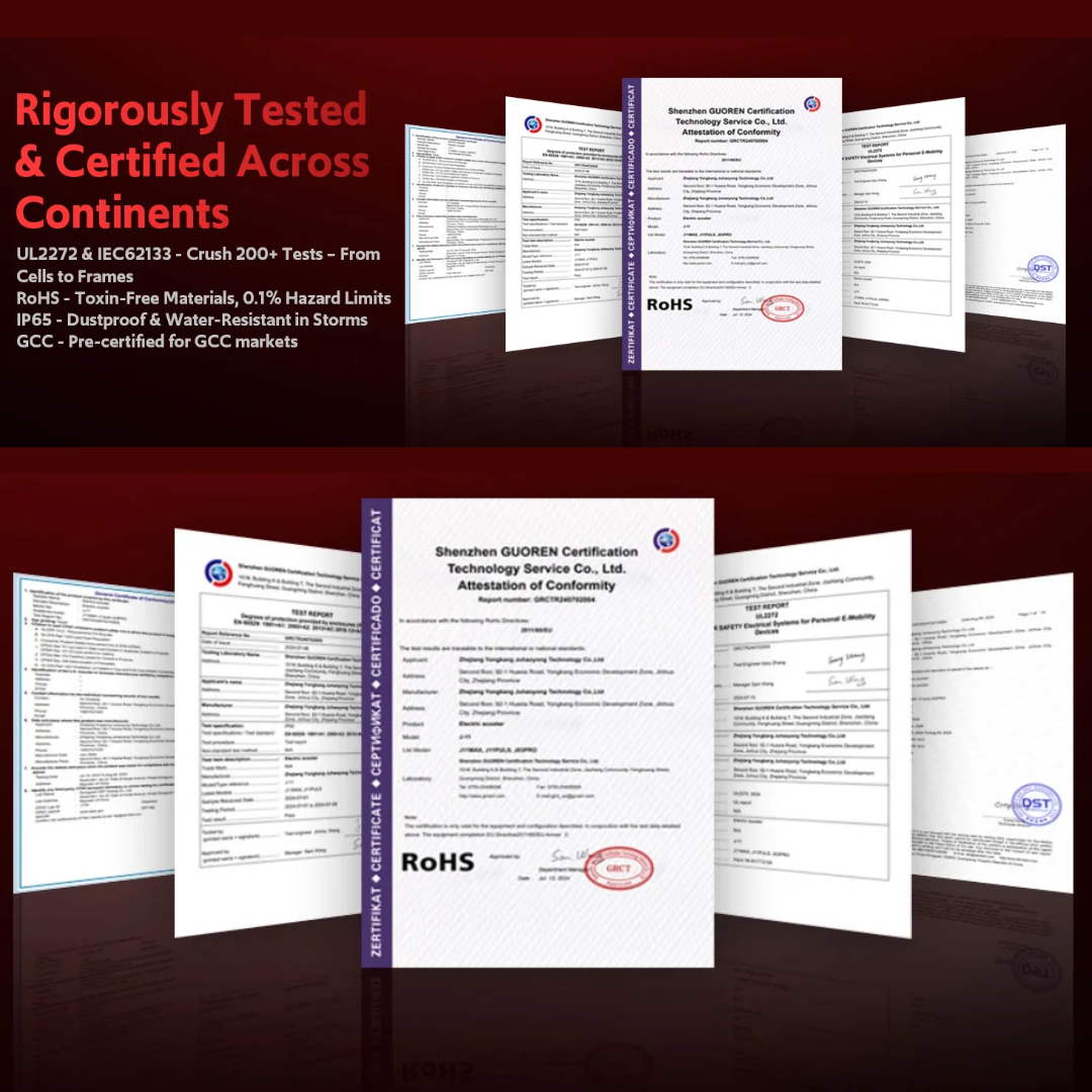 High-Performance 1600W E-Scooter – 11" Off-Road Tires