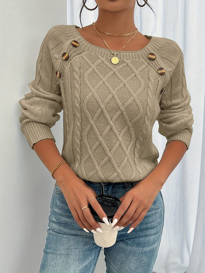 CozyRich™ Cable Sweater