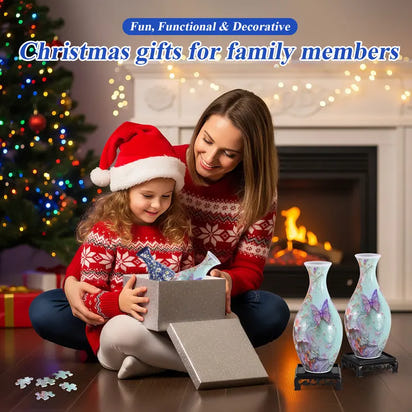 3D Puzzle Vase – Elegant Decorative Art for Home & Gifting