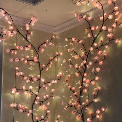 LED Tree Branch Light - USB Powered Decorative Lamp