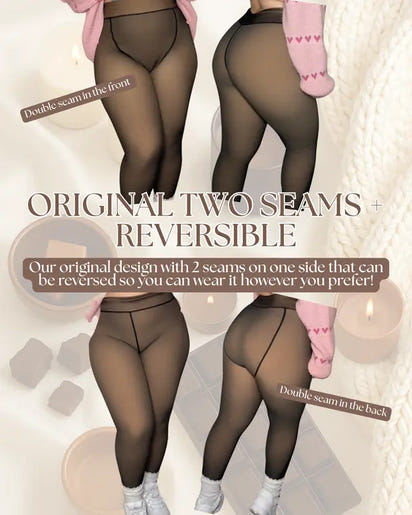 Magic Fleece Lined Compression Tights - 4 Shades