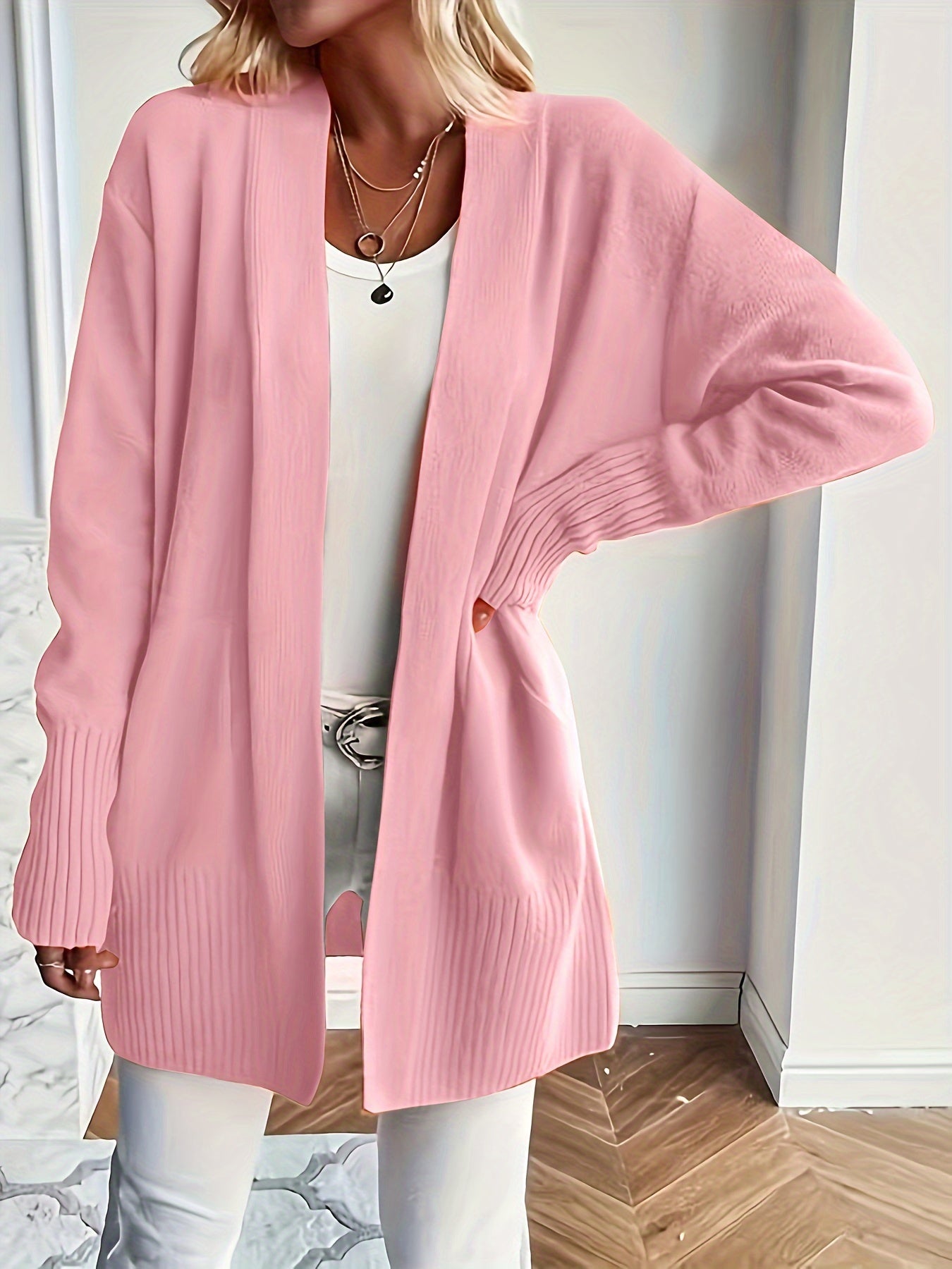 EasyWear™ Open Front Cardigan