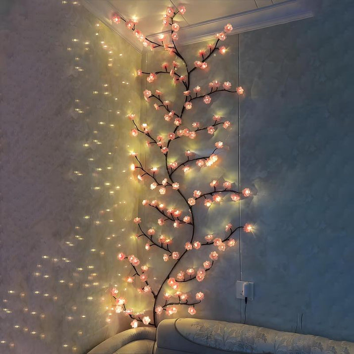 LED Tree Branch Light - USB Powered Decorative Lamp