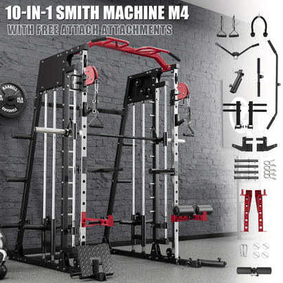 All-in-One 2200lbs Smith Machine Home Gym