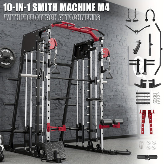 All-in-One 2200lbs Smith Machine Home Gym