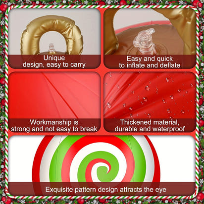 MerryBubbles™ Inflatable Christmas Ornaments – Adorable Floating Holiday Balls for Indoor & Outdoor Decoration