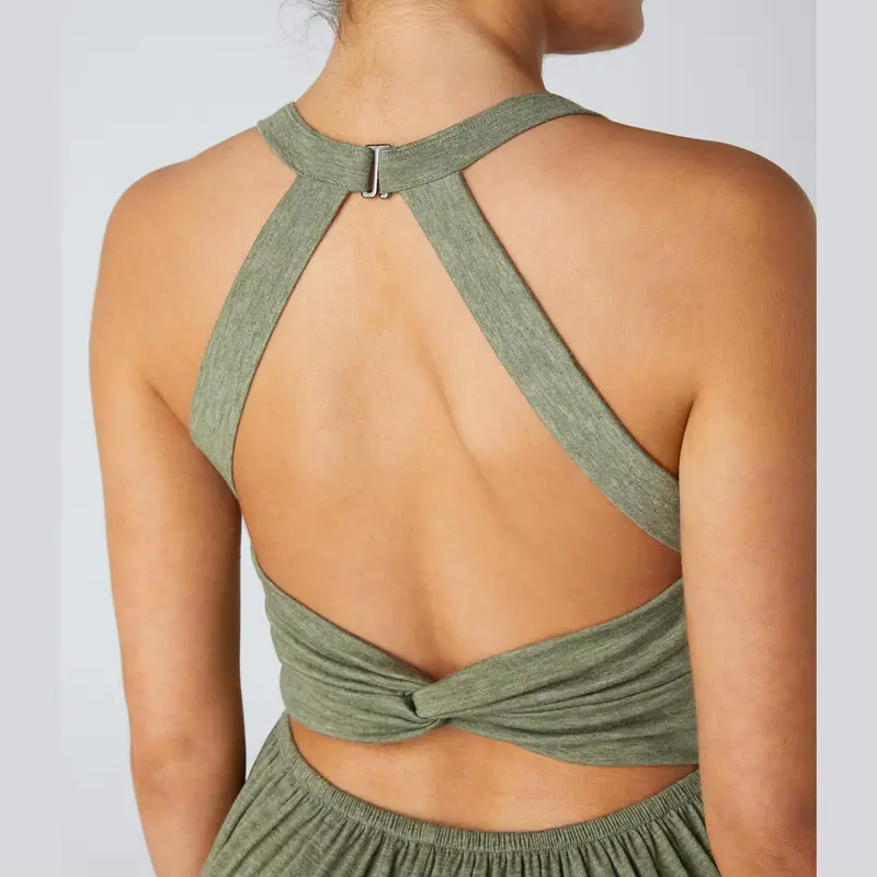 Chic Backless High-Waist Jumpsuit