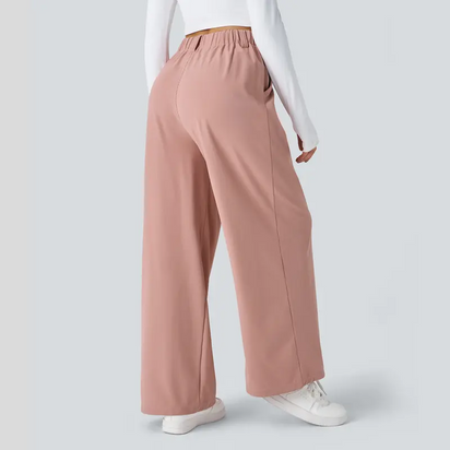 Flex High-Waist Waffle Work Pants