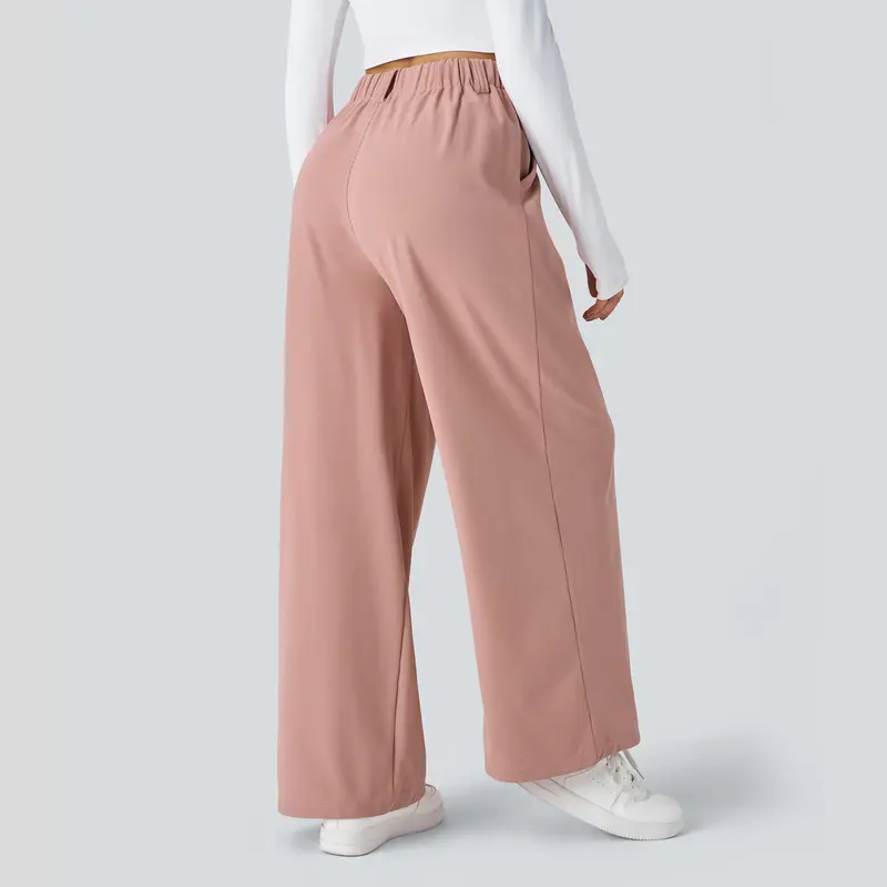 Flex High-Waist Waffle Work Pants