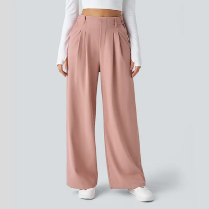 Flex High-Waist Waffle Work Pants