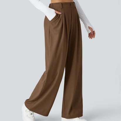 Flex High-Waist Waffle Work Pants