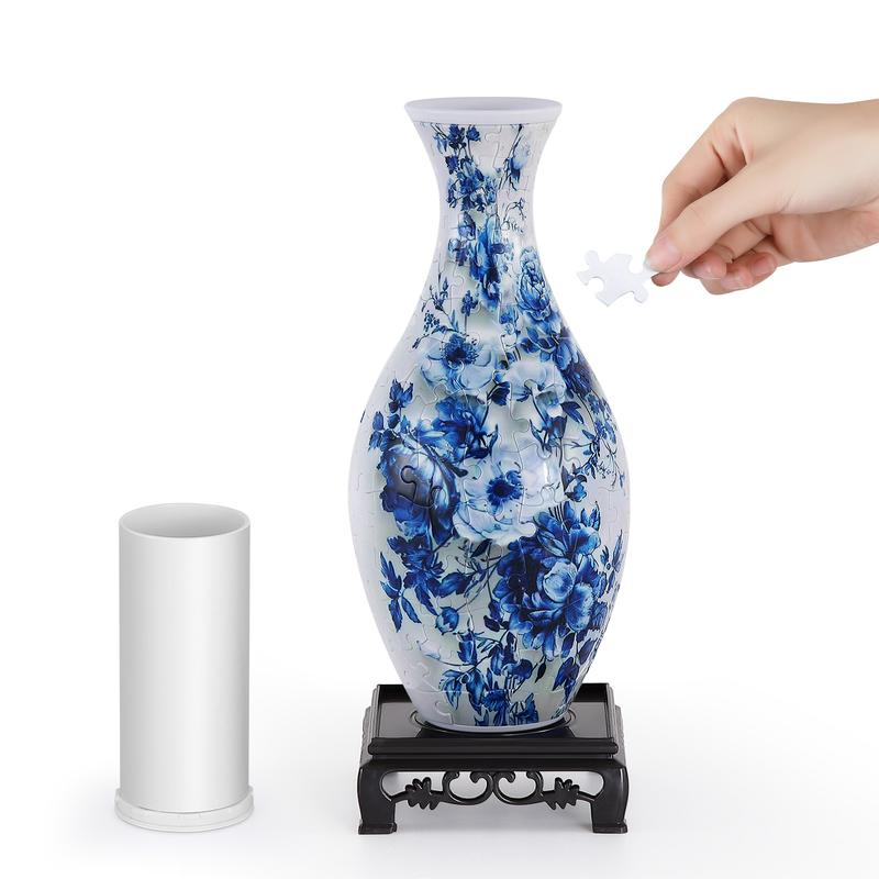 3D Puzzle Vase – Elegant Decorative Art for Home & Gifting