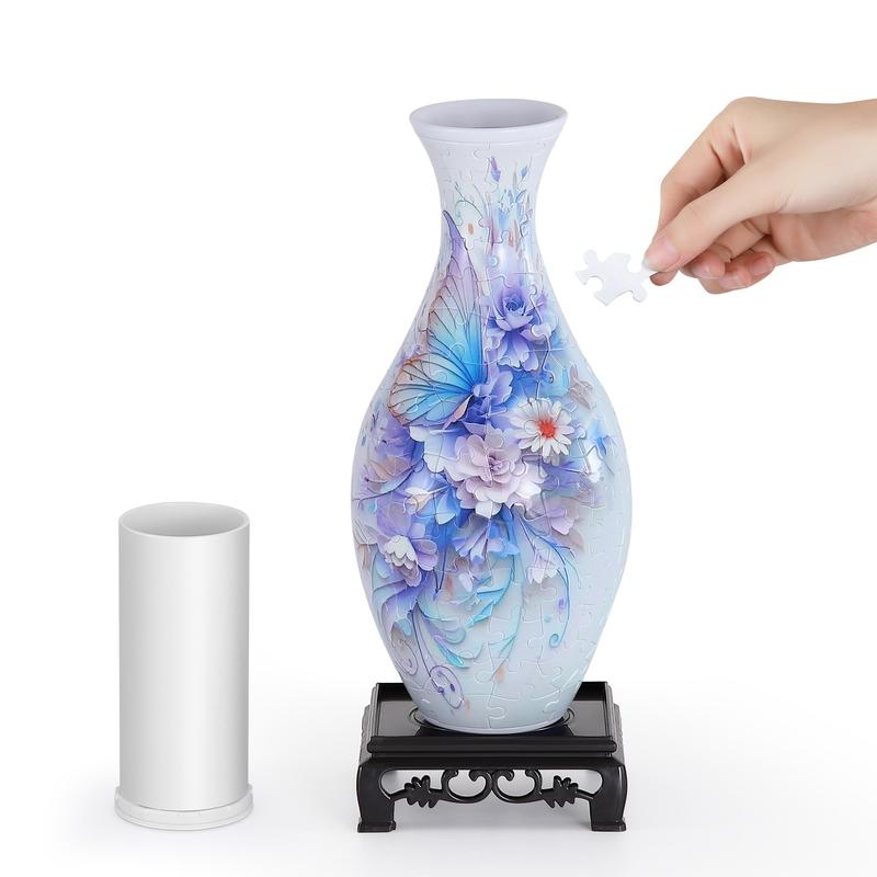 3D Puzzle Vase – Elegant Decorative Art for Home & Gifting