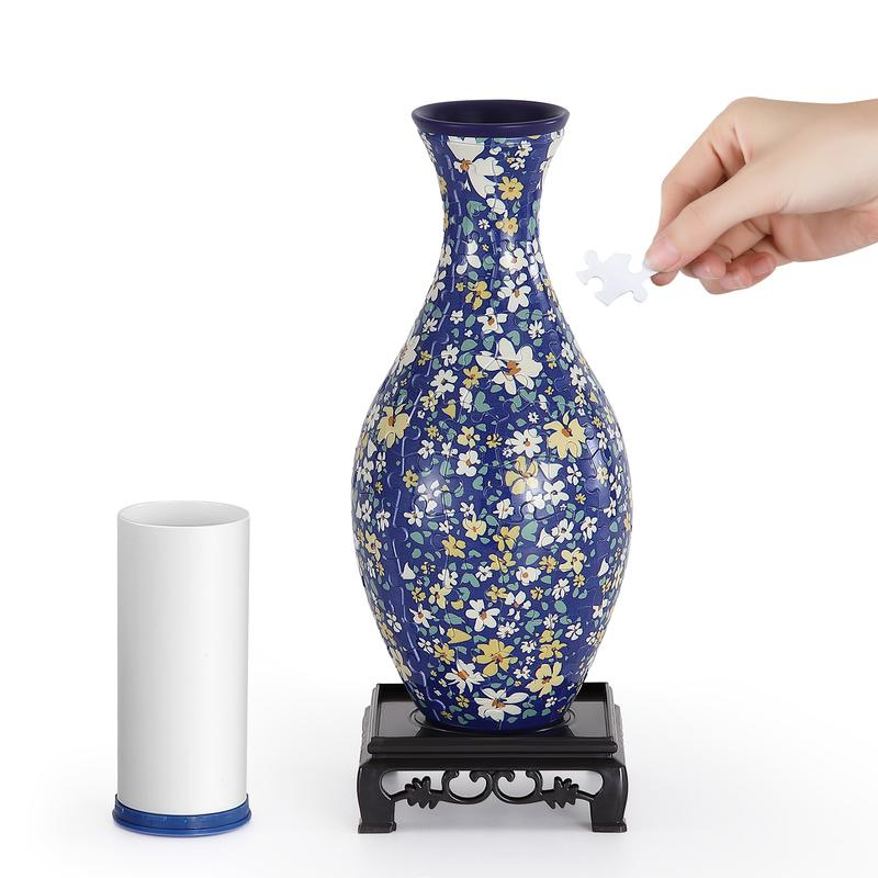 3D Puzzle Vase – Elegant Decorative Art for Home & Gifting