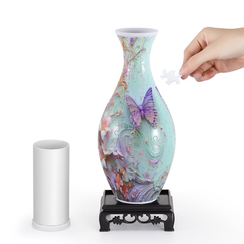 3D Puzzle Vase – Elegant Decorative Art for Home & Gifting